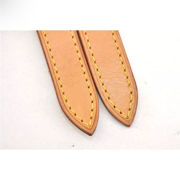 2 Louis Vuitton Straps Replacement Vaschetta Leather Shoulder For GM Bag 31.9” - Picture 8 of 16